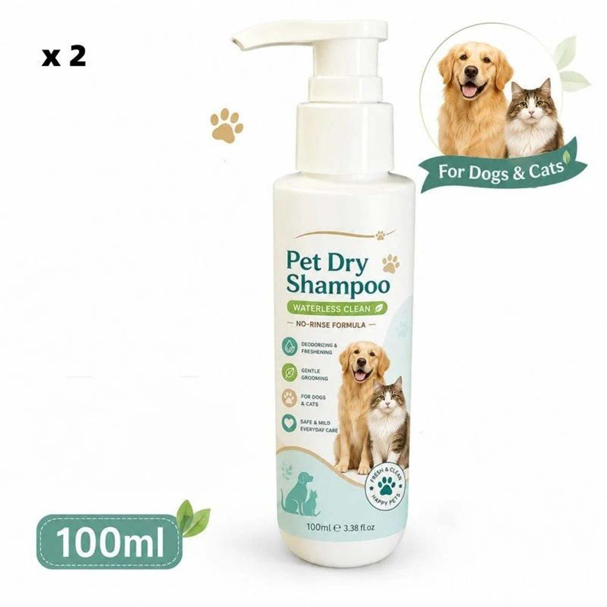 🥳HOT SALE🥳💞Waterless pet freshener, No-rinse, deodorizing & gentle. Fresh pet in minutes – grab yours! ✅
