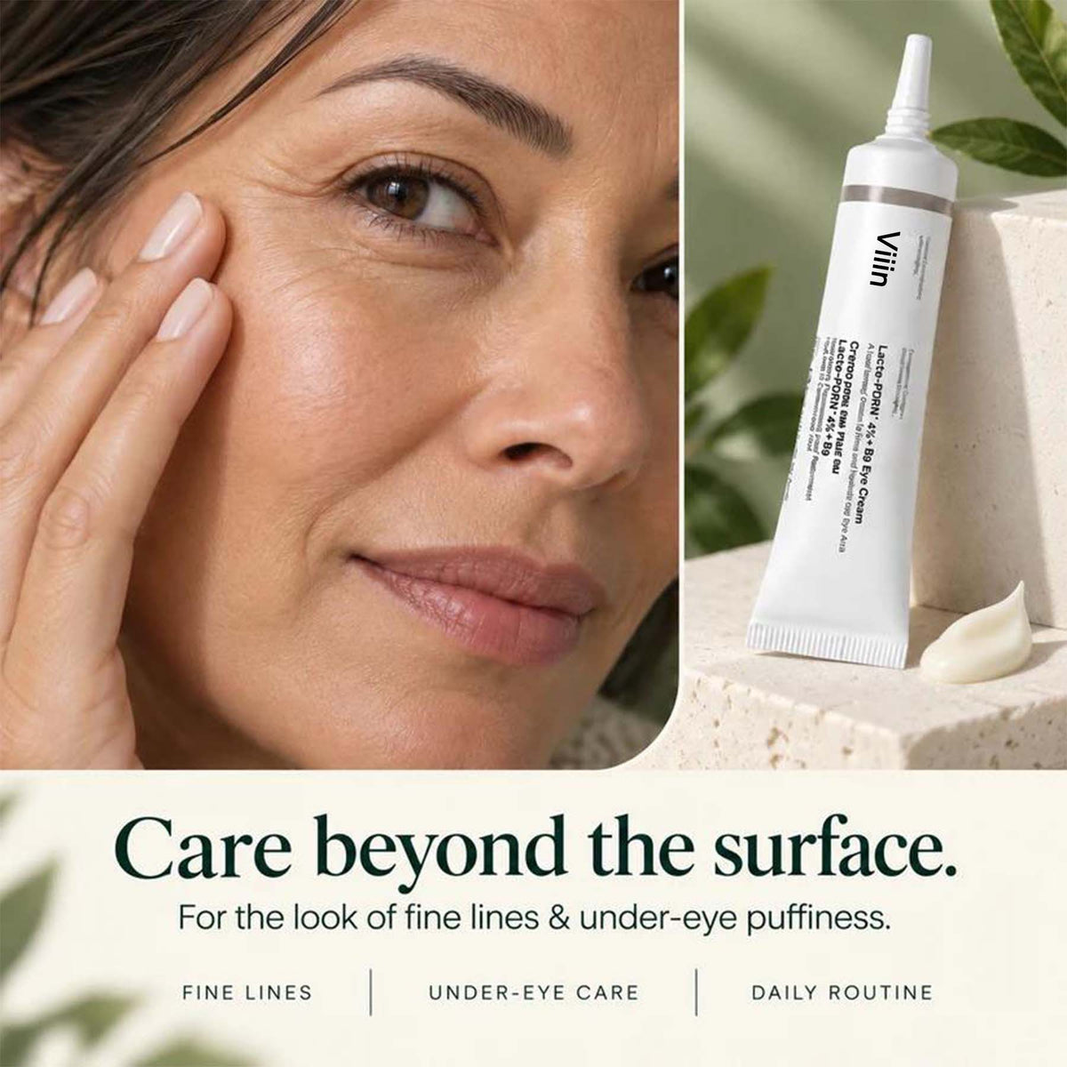 The Viiin Lacto-PDRN 4% + B9 Eye Cream - Firming & Brightening Eye Care