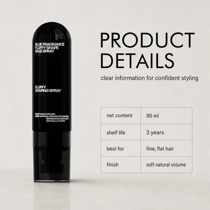 ✨Fluffy Hair Shaping Spray, Peach Scent Volumizing Hair Mist for Long Wear Hold